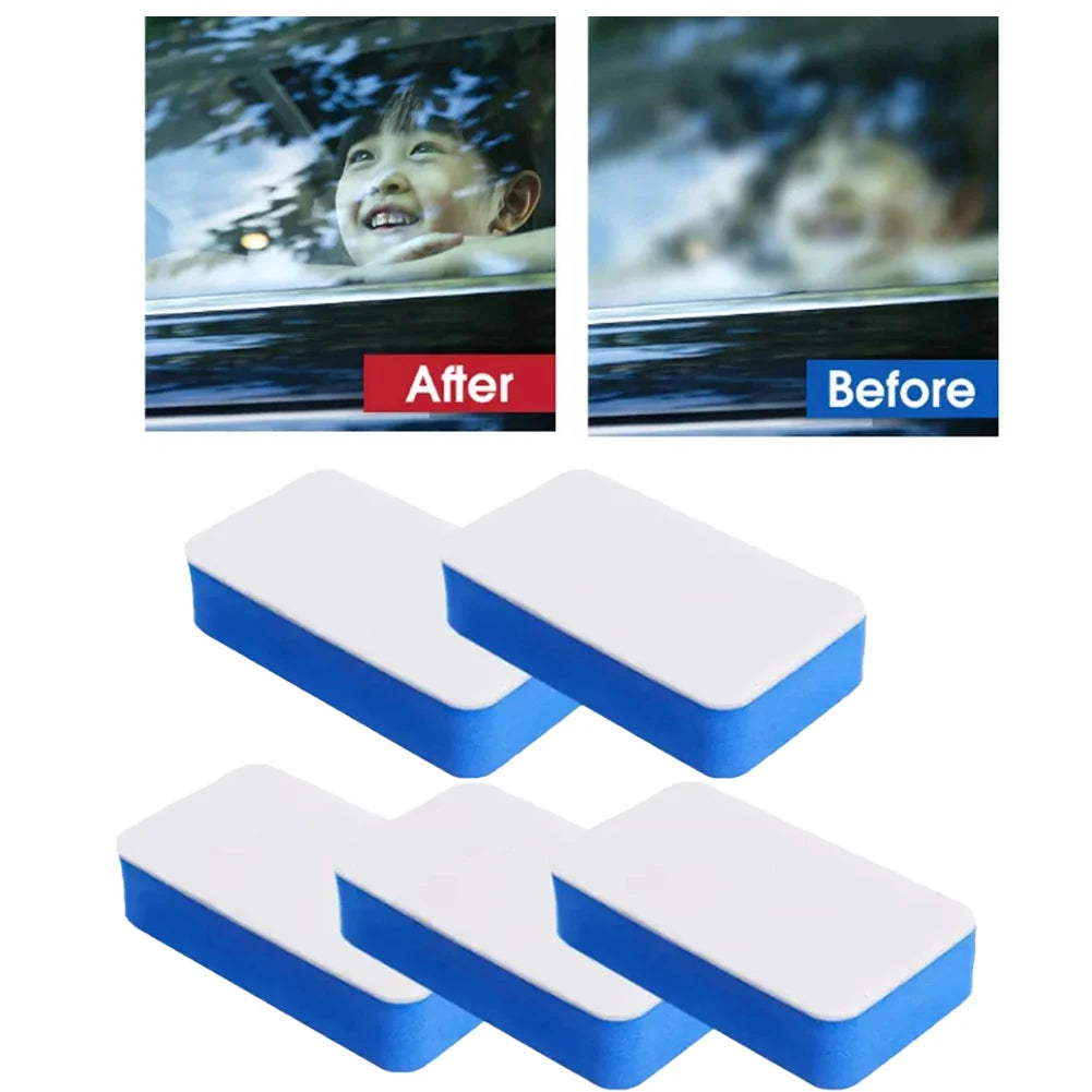 Car Glass Oil Film  Cleaning Sponge  Wiper Windshield  Wool Felt Polishing Felt Brush Dusty  Removal  Tools Accessories