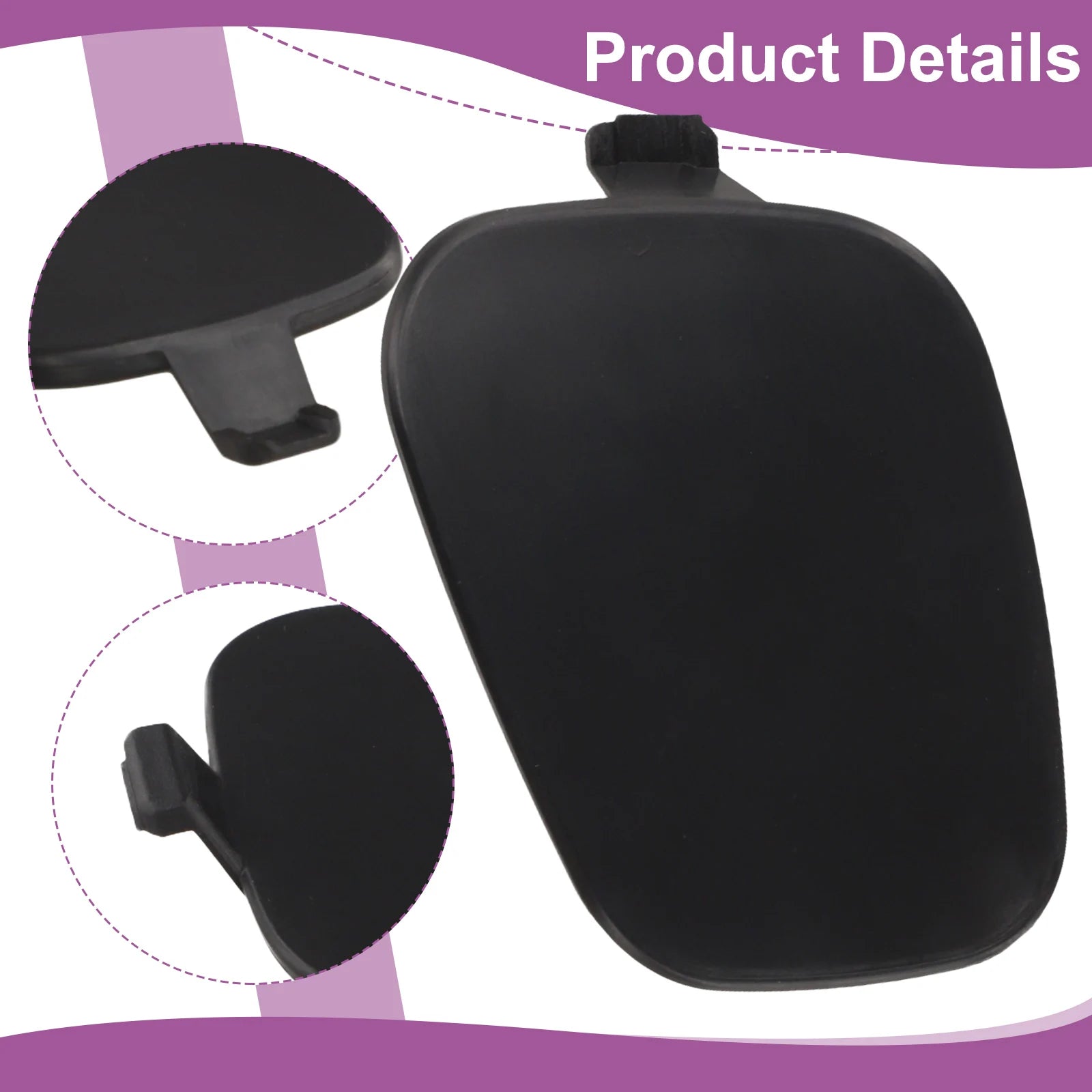 For VOLVO For C40 For XC40 22-25 Front Bumper Tow Hook Hole Eye Cover 40004980 Auto Replacement Trailer Cover Towing Hole Cover