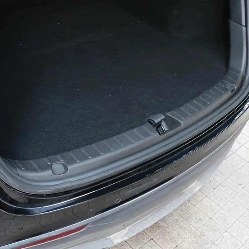 For Tesla Model Y Trunk Sill Protector Premium TPE Rubber Boot Bumper Guards with ABS Sides Bar Fender Cover for Enhanced amagi