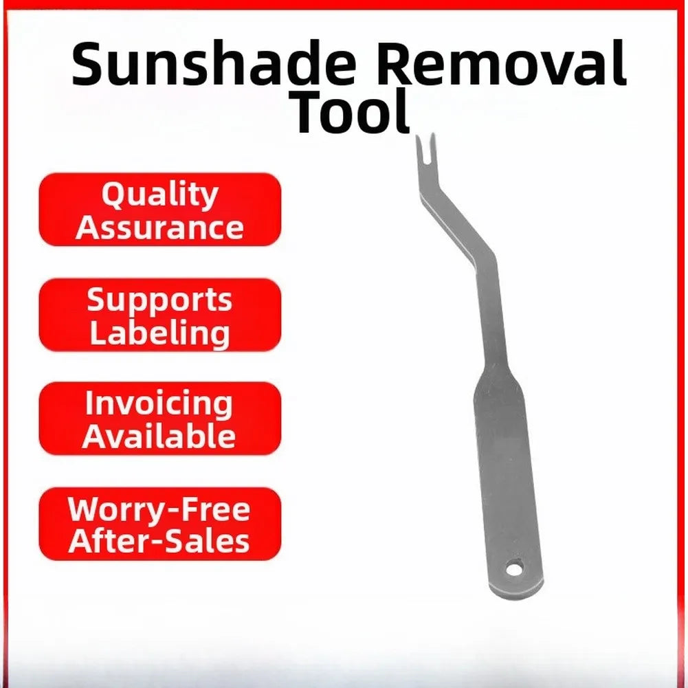 1 PCS  Sun Visor Removal  Tool Stainless Steel Sunshade  Clip Pry Bar For Car Interior Car Roof  Handle Removal Tools