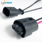 Non-destructive modification of BMW 3 Series, 5 Series 320, 325, 520, 525LI horn wiring harness plug
