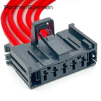 1 Set 5 Pin Car Box Heater Blower Motor Fan Resistor Housing Sheath Electrical Cable Connector Female Wire Harness Plug 95508692