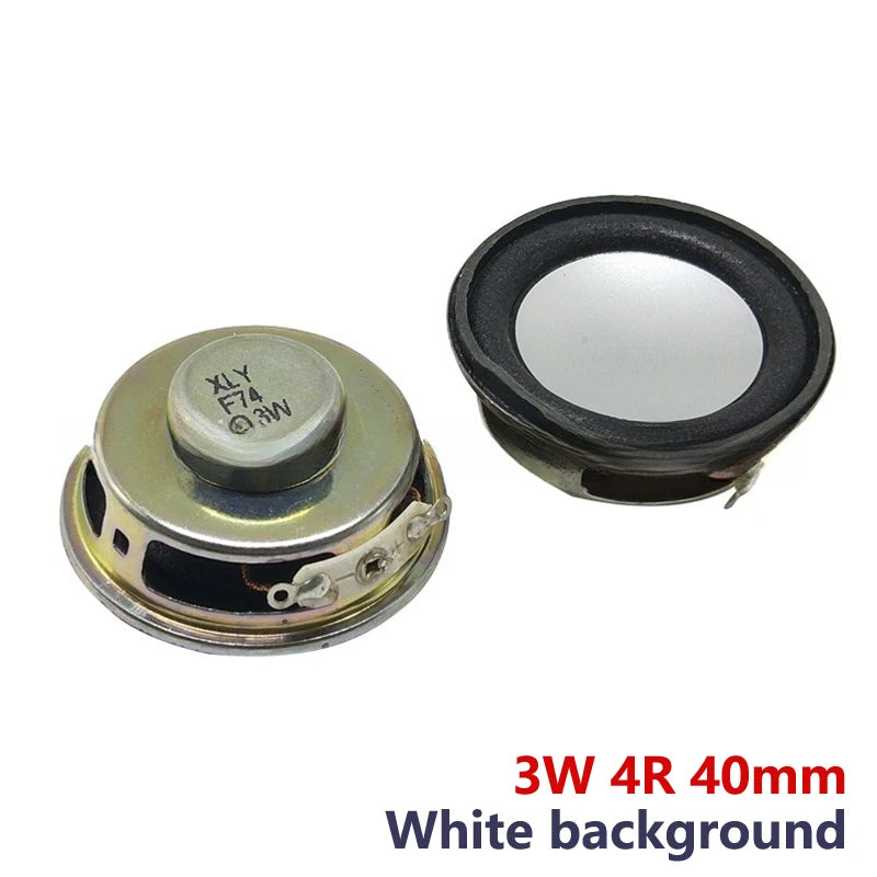 Mini Speaker 3W 4R Mini Amplifier Loudspeaker Trumpet 3 Watt 4 Ohm 40 Millimeter Speakers Rubber Gasket Loudspeaker Trumpet