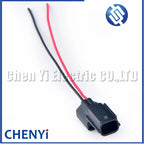 2 Pin back-up lamp plug small lights fog lamps Front ABS Wheel Speed Sensor connector Pigtail 7283-2090-30 for Honda Infiniti
