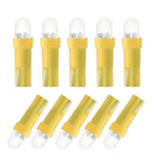 T5 LED Car Bulbs B8.5d Auto Car Dashboard Speed Lights Bulb Car Interior Lamp Accessories Dashboard Side Switch Lamps 12V