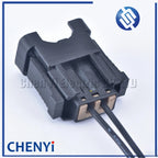 2 pin female auto housing waterproof plug wiring harness cable connector MG640543-5 with 15cm 18AWG wire