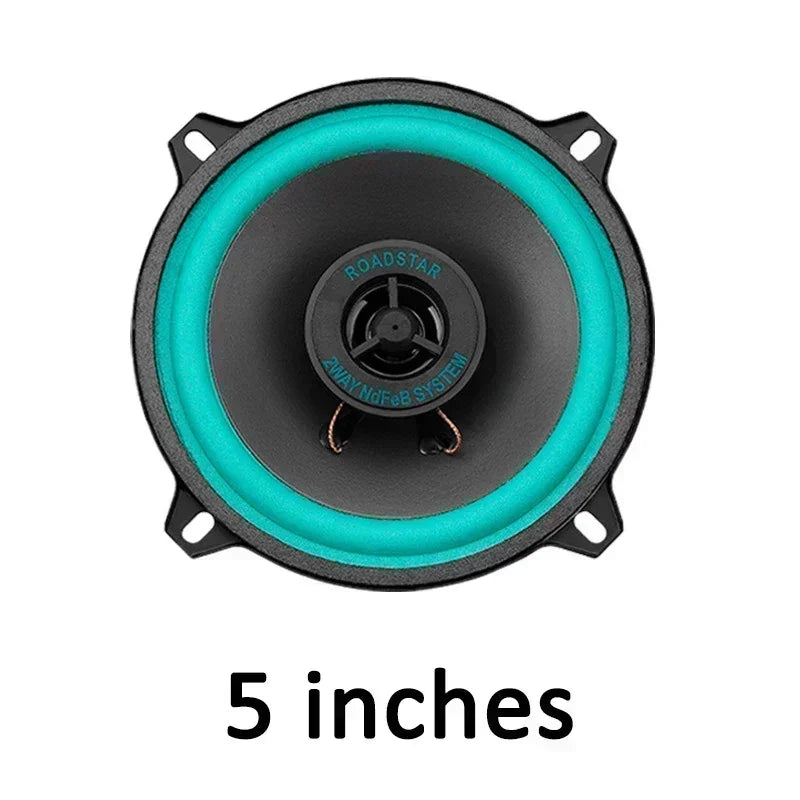 4/5/6 Inch Car Speakers Coaxial Subwoofer Universal Automotive Audio 100/160W HiFi Music Full Range Frequency Car Stereo Amagi