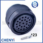23 Pin male or female auto waterproof connector plug With Pins HDP26-24-23SE HDP24-24-23PE For Deutsch HDP series