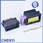 24Pin/48Pin ECU shell Aluminum PCB Box with auto connector plug car on-board controller panel circuit board connectors with Pin