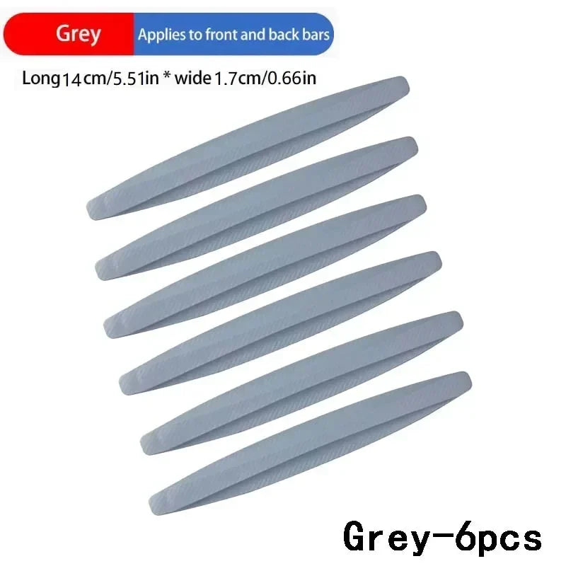 Anti Collision Car Bumper Guard Strip 4Pcs Front Rear Protection Strips Scratch Protector Crash Blade Auto Accessories for Amagi