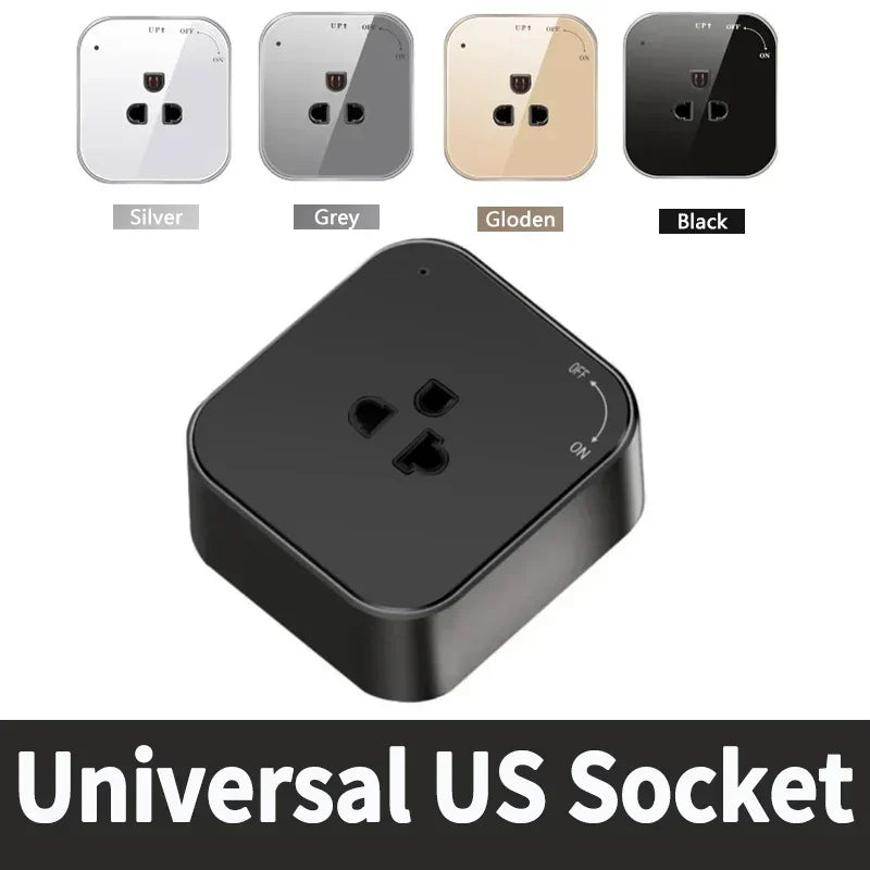 Power Track Home Appliances Universal Socket Electric Plug Adapter With USB,Wall Mount Power Strip with Removable Outlet Adapter