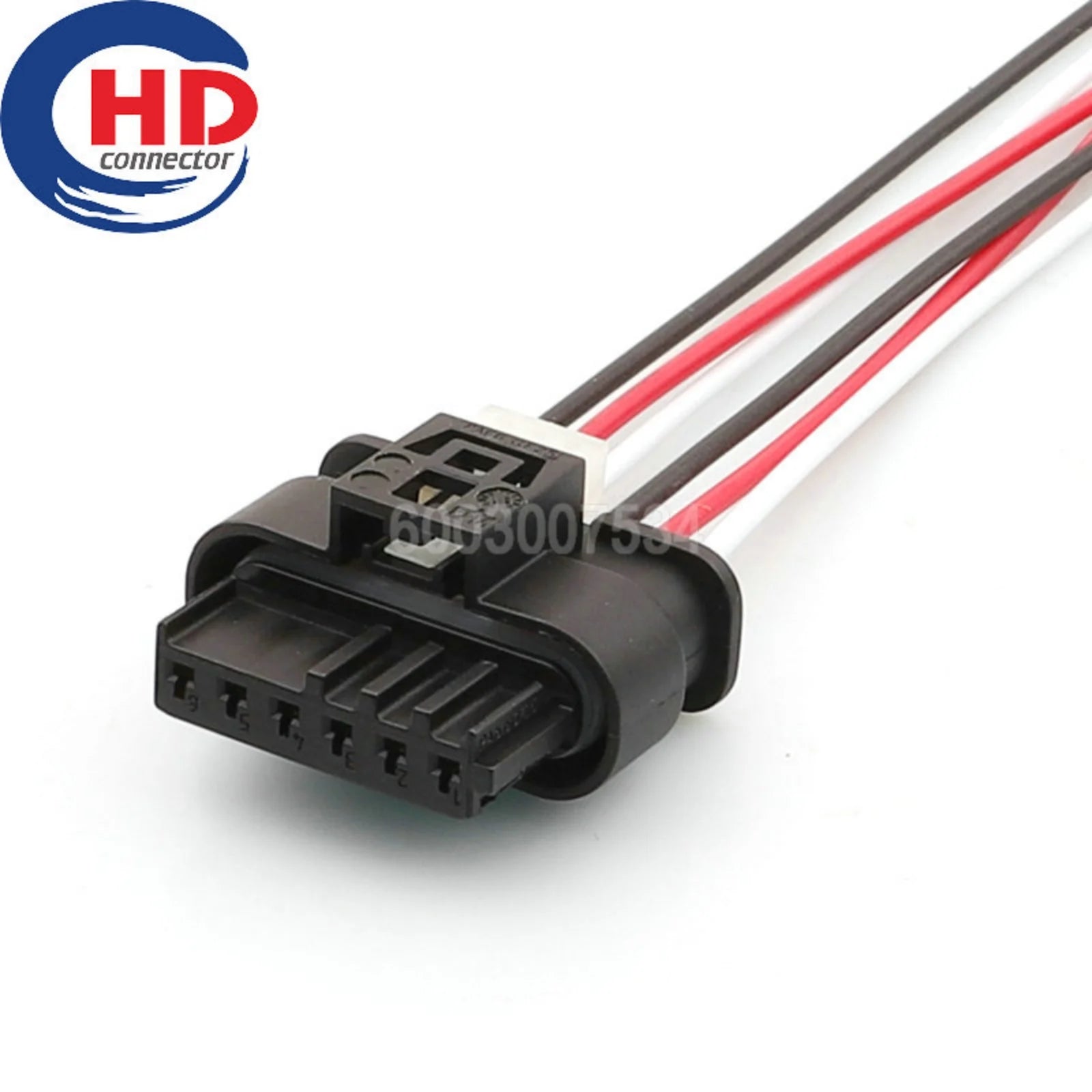 6 Pin Connector Waterproof 1.2mm Series Female Connectors Motorcycle Electrical Harnesses Wiring Harness 805-124-561