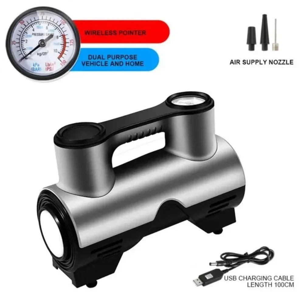 Car Mounted Inflator Pump Cigarette Lighter Charging Wireless Inflator Pump Tire Inflator Pump Inflator Portable Inflator amagi