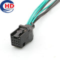 8 Pin Connector Unsealed 0.6mm Series Female Connector Cable Plug Motorcycle Electrical Harnesses Wiring Harness 1-1418790-1