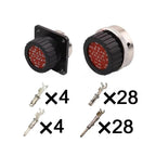 The 192900-0072 32-pin plug is suitable for the circular aviation plug socket male and female connector 192900-0055