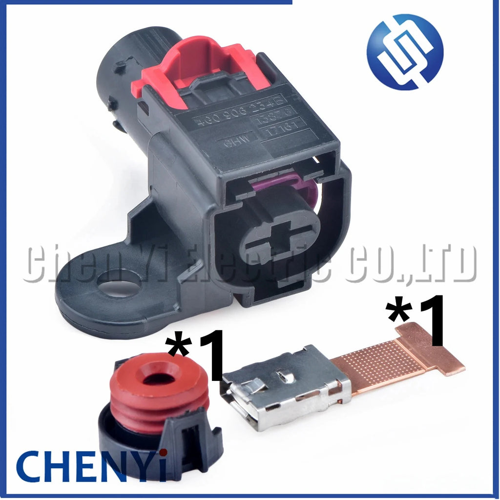 1 Pin Car start Steering Wire harness plug engine fuse box power connector 4G0 906 234 4G0906234B 4G0906234G 35069477