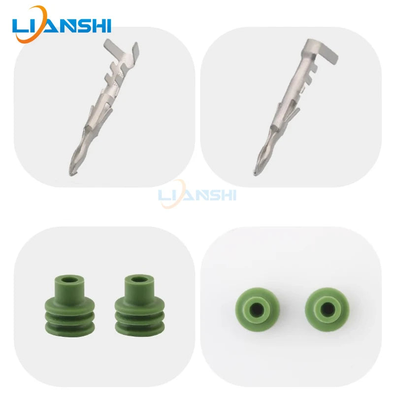 12020827 Automotive connector 3-hole wire harness connector rubber shell sheath with terminal DJ3032Y-2.5-11