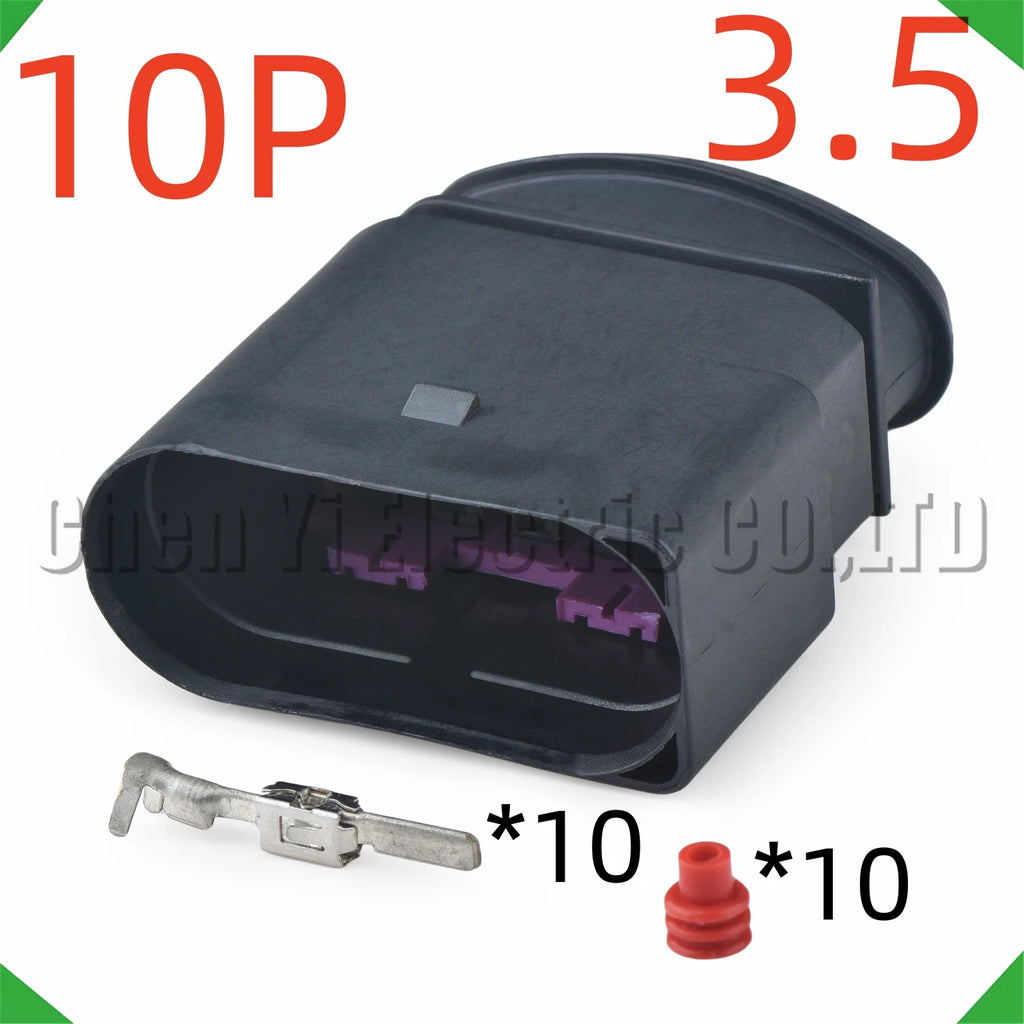 10-Pin Auto Connector Automotive Connectors Halogen headlights harness 1J0973835 1J0973735