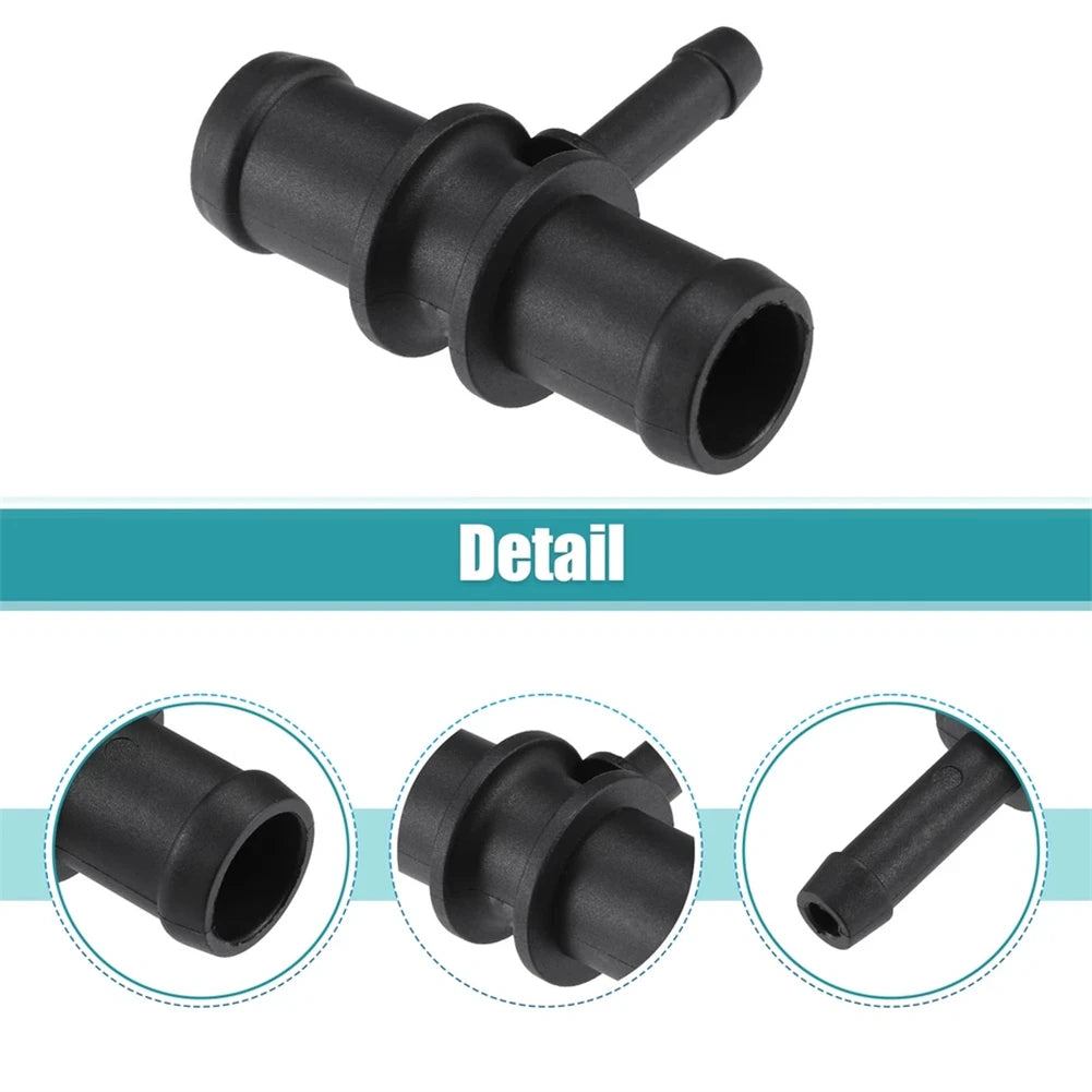 Car Engine Coolant Hose Connector For BMW For MINI Cooper S R53 17127518614 Black Car Uto 3 Way Tee Heater Water Hose