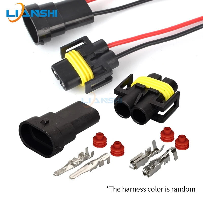 12124819 Fog lamp Xenon lamp harness plug H8 waterproof connector H11 connector DJ7028Y-2.8-11/21