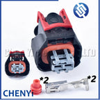2 Pin Automotive connector Fuel injector plug brake pump motor plug 1928405522 1928A00517 1 928 A00 517 For Buick Opel