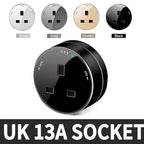 Power Track Home Appliances Universal Socket Electric Plug Adapter With USB,Wall Mount Power Strip with Removable Outlet Adapter
