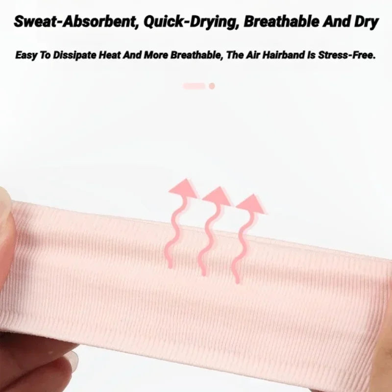 Mens Sports Headband Sweatband Anti-slip Stretch Elastic Outdoor Sport Sweat Headband Women Gym Running Tennis Headwrap Amagi