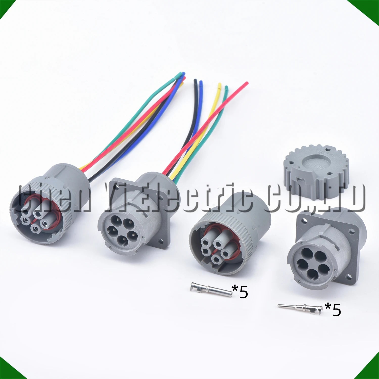 5-pin connector connector waterproof connector series flame retardant diagnosis deutsch