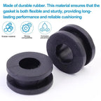 Rubber Motorcycle Cushion Washer Gasket Replacement Part Fairing Side Cover Bushing O Ring Anti Vibration Mount Black Pads