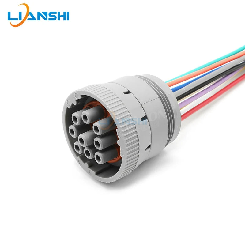 HD16-9-96S automotive male and female connector 9-core waterproof plug-in HD10-9-96P