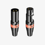10 Set 3Pin XLR Color Head Pure Copper Pin Male and Female Audio Microphone Connector Canon Welding Plug Socket