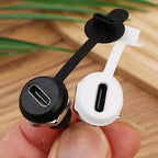 1/5/10PCS 2 Pin Type-C Female Socket USB C Connector Waterproof Jack Female Charging Port with Card Buckle Lock Board