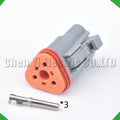 3-Pin Wire Harness female Waterproof Connector Automotive Electrical Harness pigtail