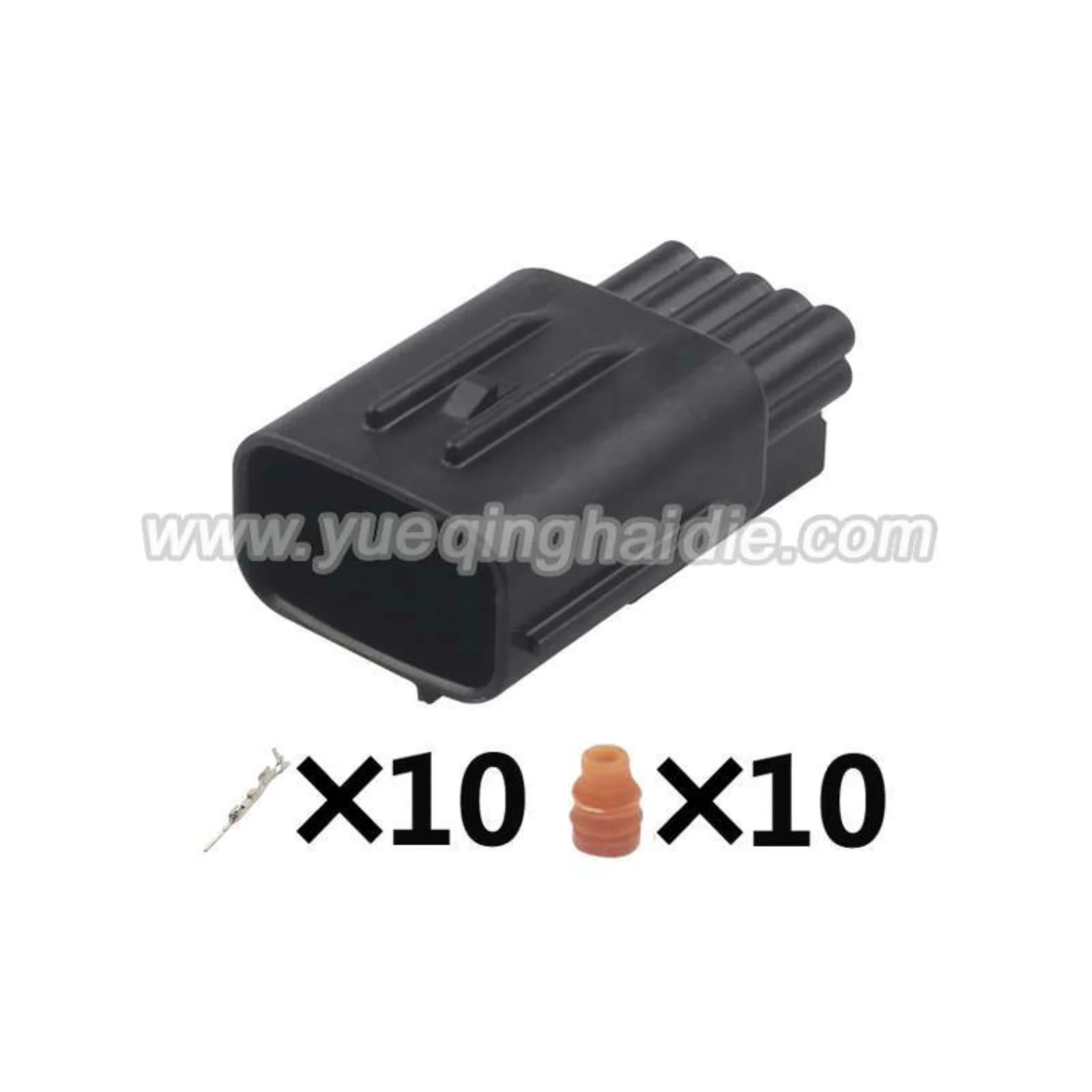 10PIN Connector Waterproof 0.6mm Male Female Connectors Cable Plug 6188-0696 6189-1134 With Terminals and Seals