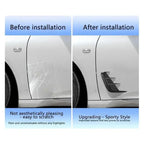2pcs Universal Car Air Flow Fender Hood Intake Vent Cover Trim Carbon Fiber Side Wing Decals Body Shark Gill Ventilation Sticker