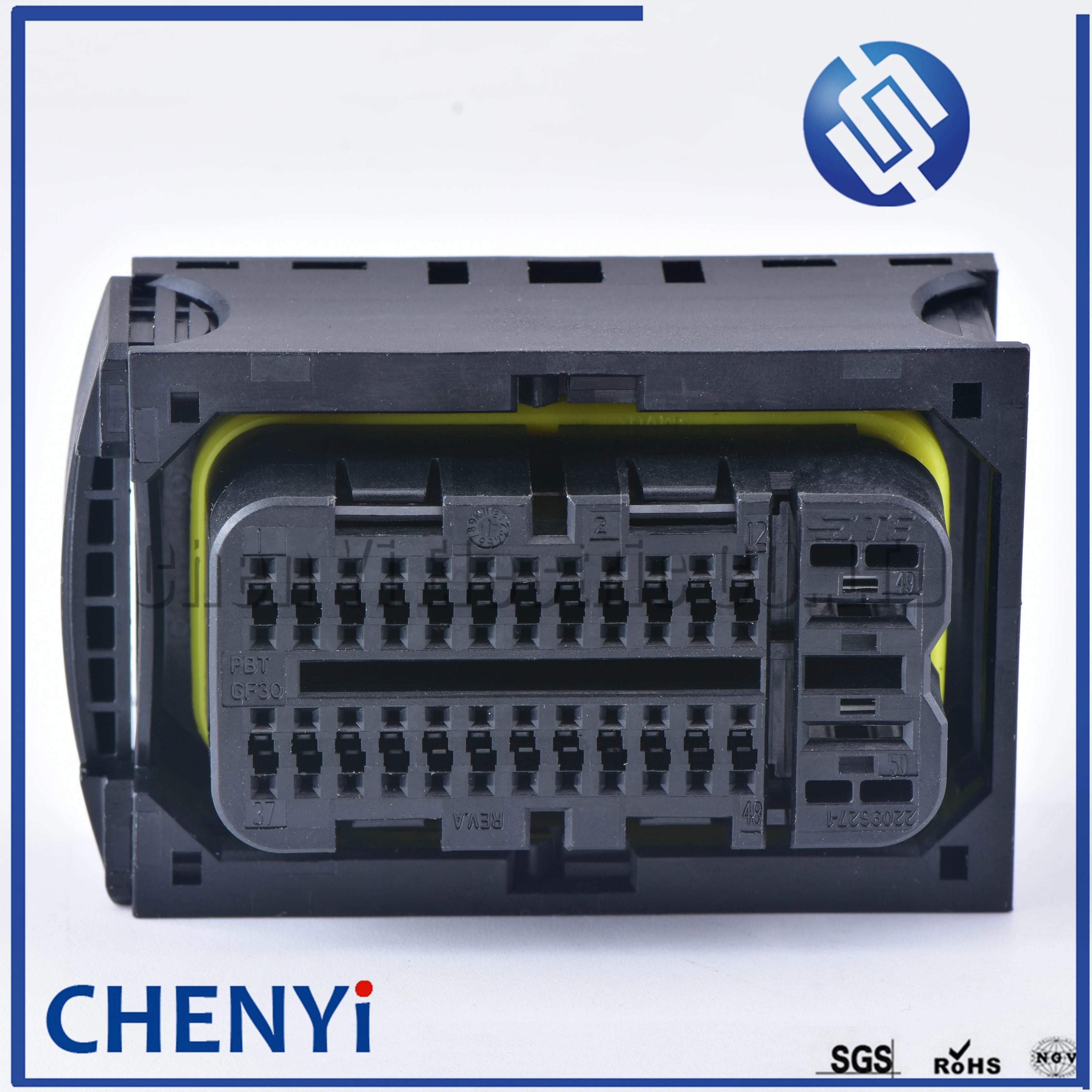 50 Pin Automotive waterproof connector Car transmission wiring harness plug 2209627-1 2209636-1 For Fiat GAC