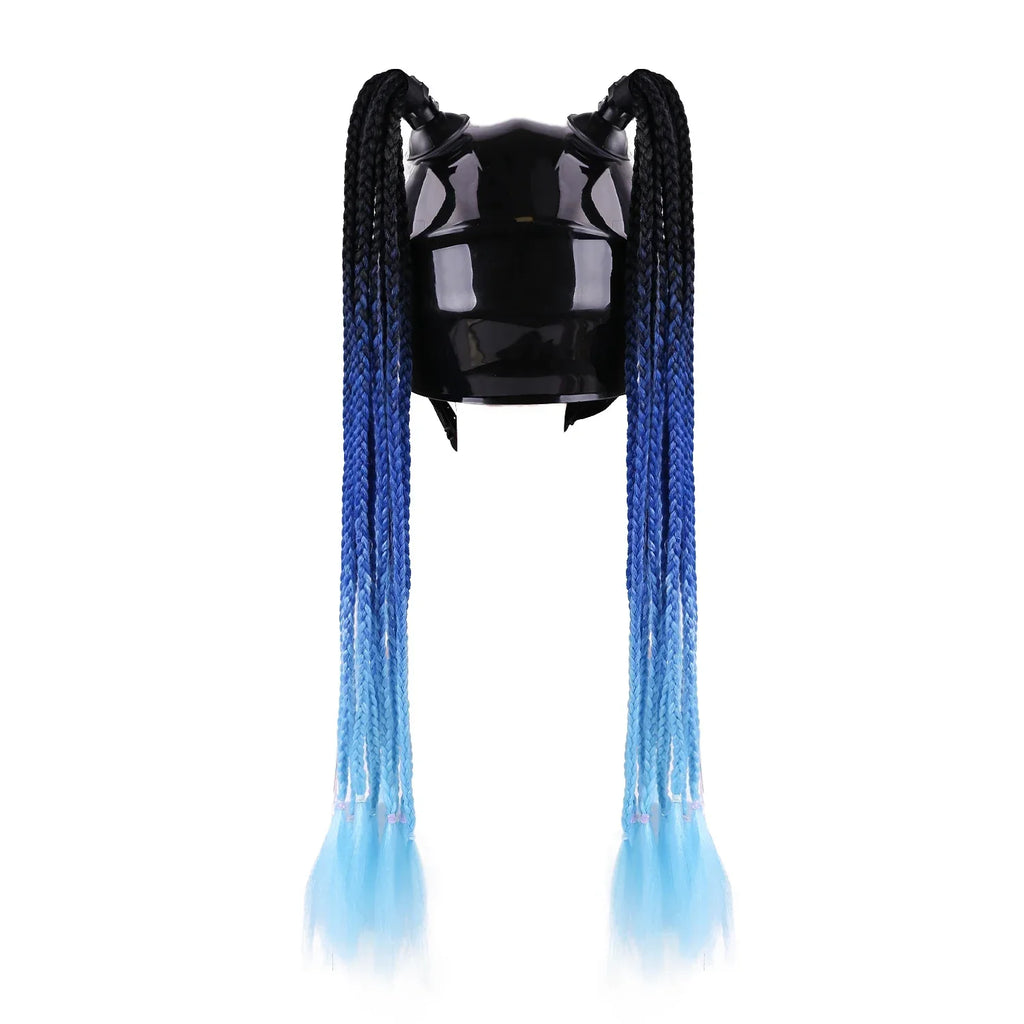 24Inch Stylish and Secure Motorcycle Helmet Ponytail Attachment Easily Add Length and Volume to Your Hair While Riding Amagi