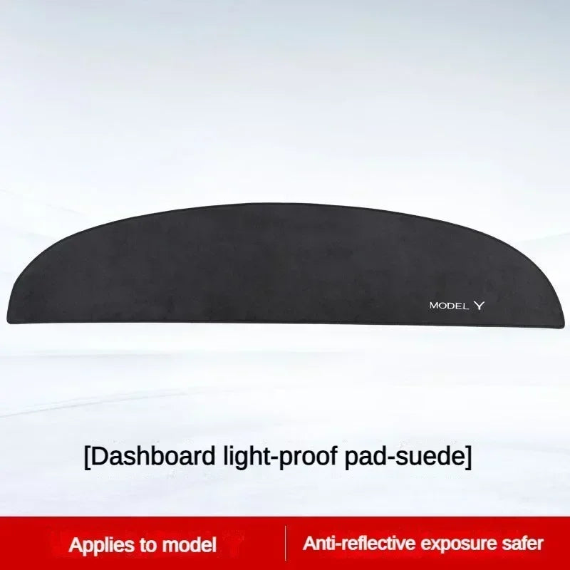 Model3 Highland 2024 Suede interior Accessories For Tesla Model 3 Y 2022 Dashboard Panel Pad Dash Board Sunshade Protector Cover