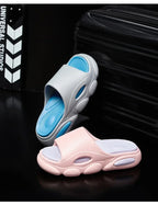 EVA Men's Summer Sandals Fashion Soft Cloud House Platform Slides Unisex Outdoor Non-slip Beach Shoes Men Bathroom Slippers Amag