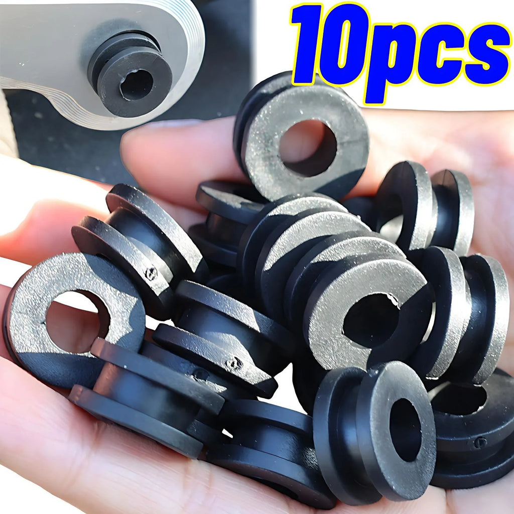 Rubber Motorcycle Cushion Washer Gasket Replacement Part Fairing Side Cover Bushing O Ring Anti Vibration Mount Black Pads