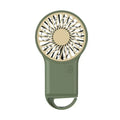 Creative Mini Handheld Small Fan USB Charging Portable 3 Speed High Wind Desktop Office Travel Pocket Fan Hangable Buckle Amagi