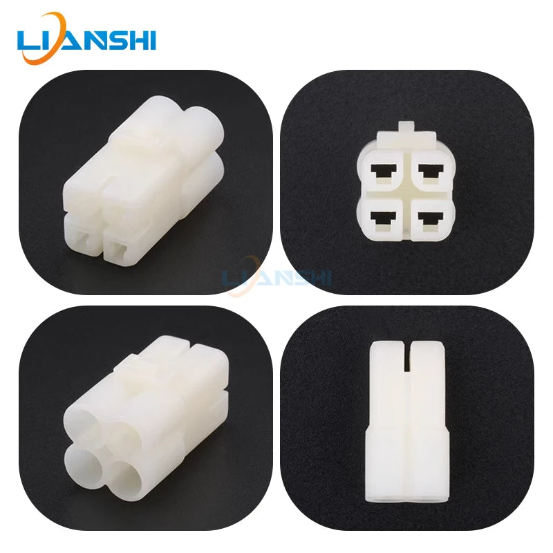 5set 6180-4331 for automotive oxygen sensor motorcycle ignition connector 4p plug fitting terminal DJ7041-2.3-11/21