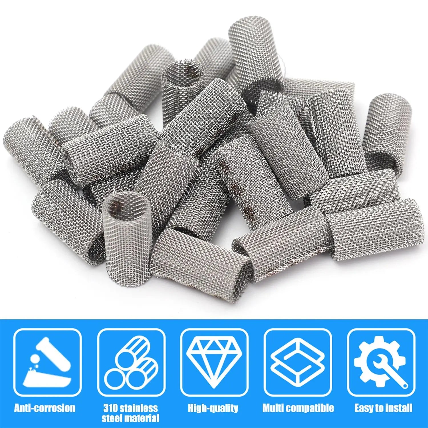 5-30pcs Heater Burner Screen Mesh Atomization Filter Stainless Steel Material Parking for Webasto Eberspacher Diesel Combustion