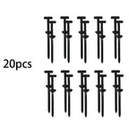Nylon Universal Cable Tie Buckle-Heavy Duty Zip Ties Holder with Pin & Button Design Self-Locking Nylon Zip Ties Holder Amagi