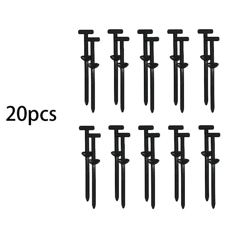Nylon Universal Cable Tie Buckle-Heavy Duty Zip Ties Holder with Pin & Button Design Self-Locking Nylon Zip Ties Holder Amagi