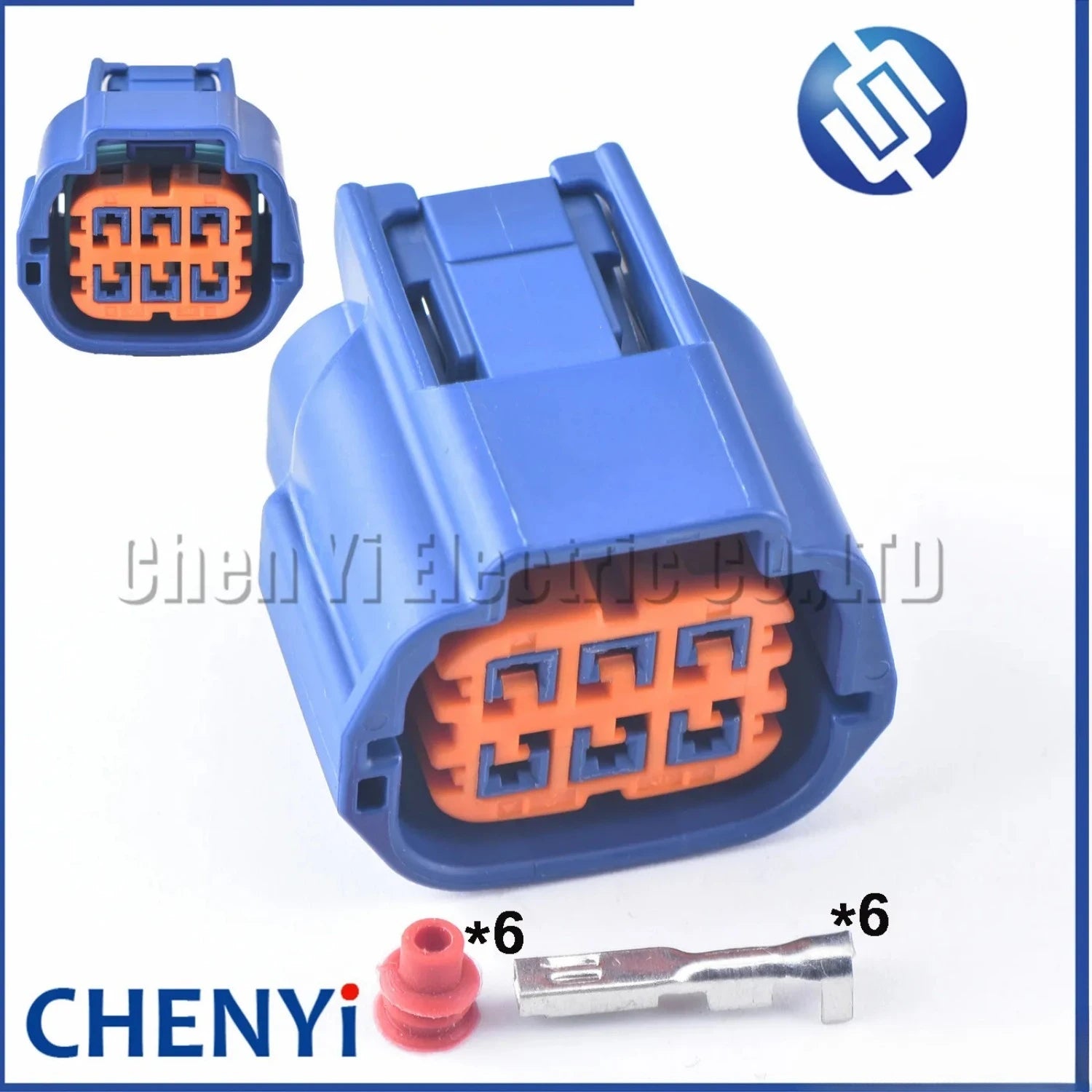6 Pin/way  blue female 2.2mm series Automotive waterproof connector wiring harness cable plug 6189-7762 For Nissan