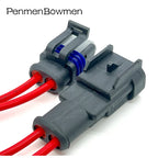 1 Set 2 Pin 2.8mm Car Oil Injector Electrical Cable Connectors Waterproof Female Male Wire Harness Plug 47000EV2M