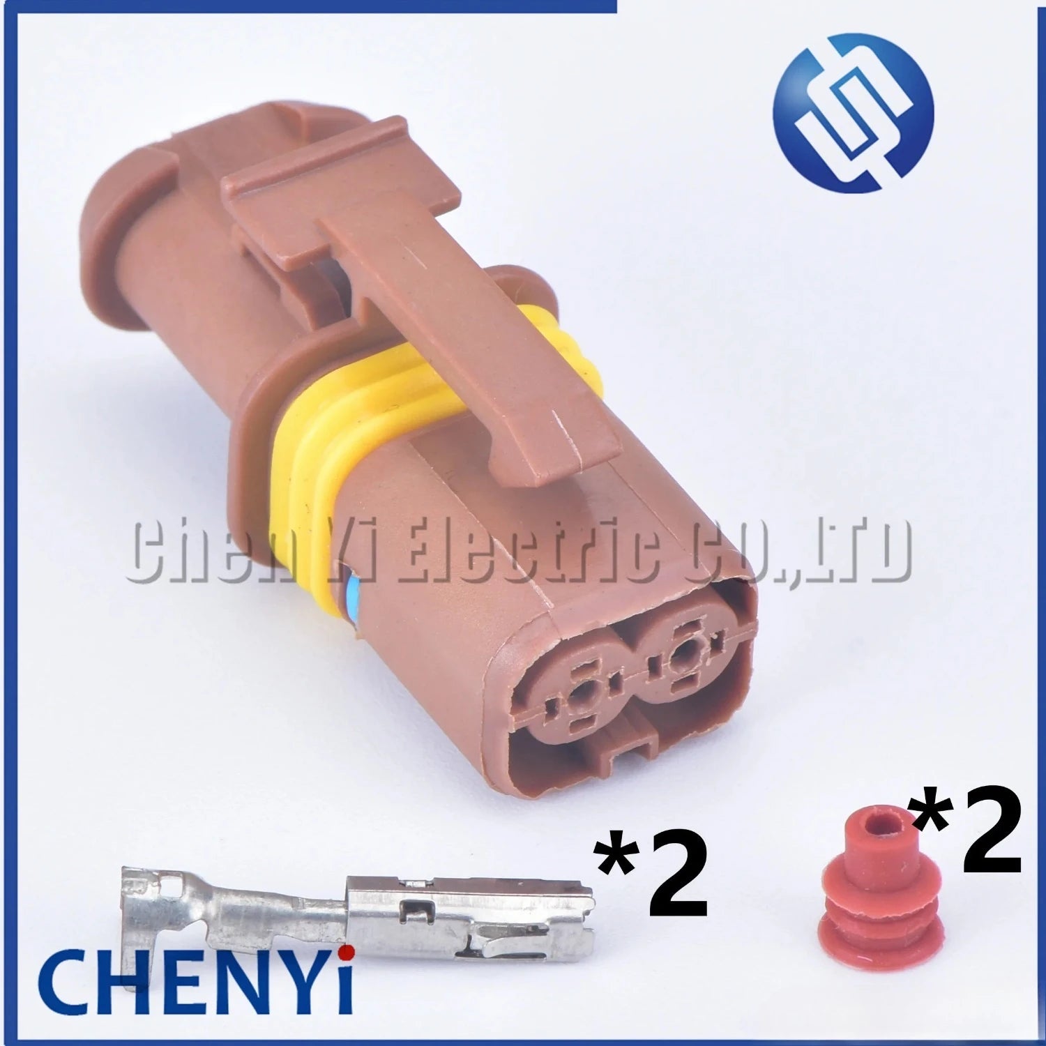 1 set 2 Pin Waterproof Connector 18286000002 Electrical Connectors Sealed Automotive Female 18286.000.002 Light Socket