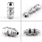 Pneumatic Push-In Fitting Set, Copper Nickel Plated Air Hose Connectors for 4mm–16mm Tube (KPU KPV KPE KPZA KPM)