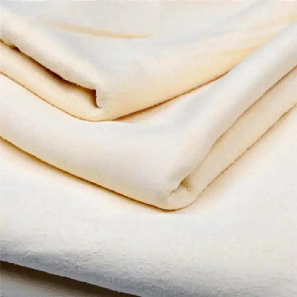 Car Wash Towel Chamois Clean Towel Natural Genuine Leather Cloth Auto Home Motorcycle Washing Care Quick Dry Super Absorbent Ama